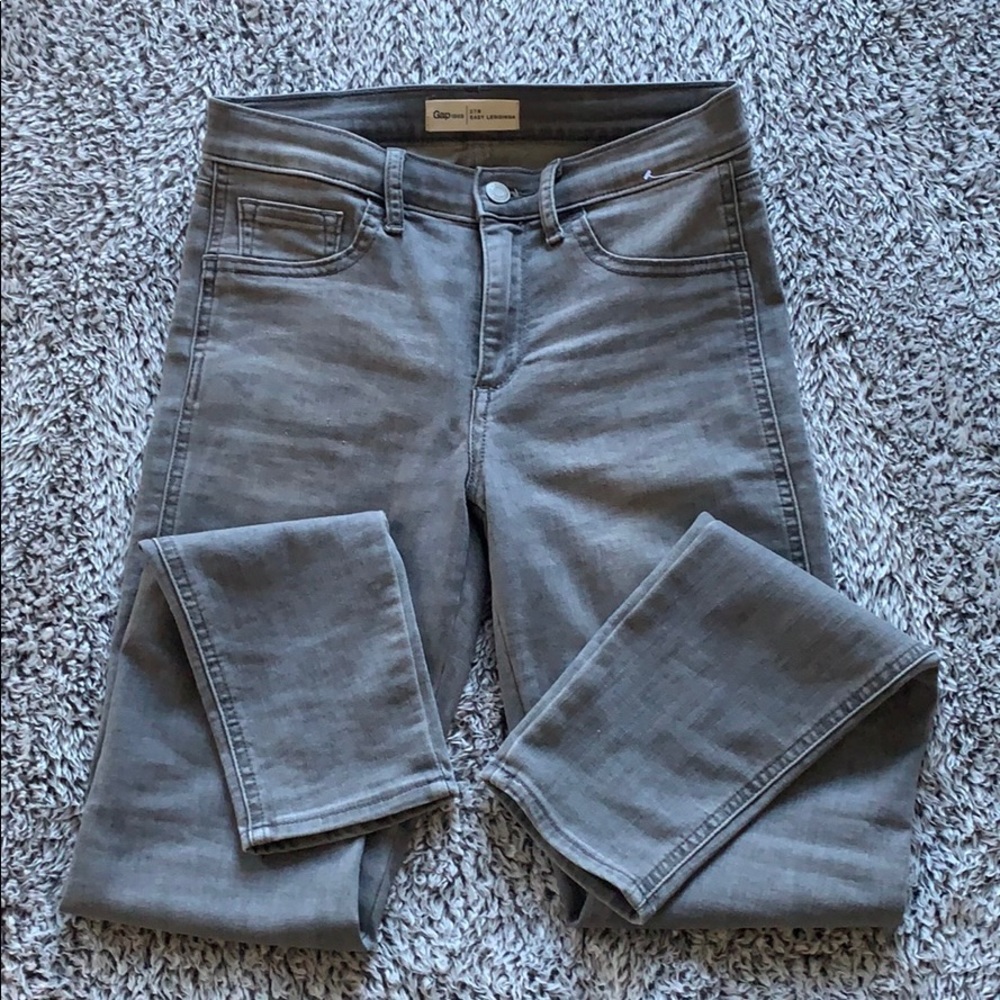 GAP grey denim leggings